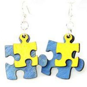 Puzzle Piece Earrings