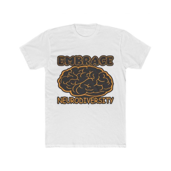 Embrace Neurodiversity - Men's Cotton Crew Tee - Image 2