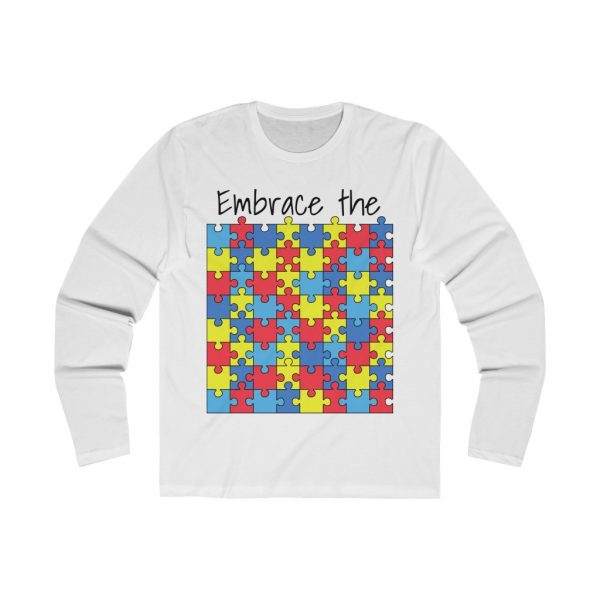 Embrace The Puzzle - Men's Long Sleeve Crew Tee