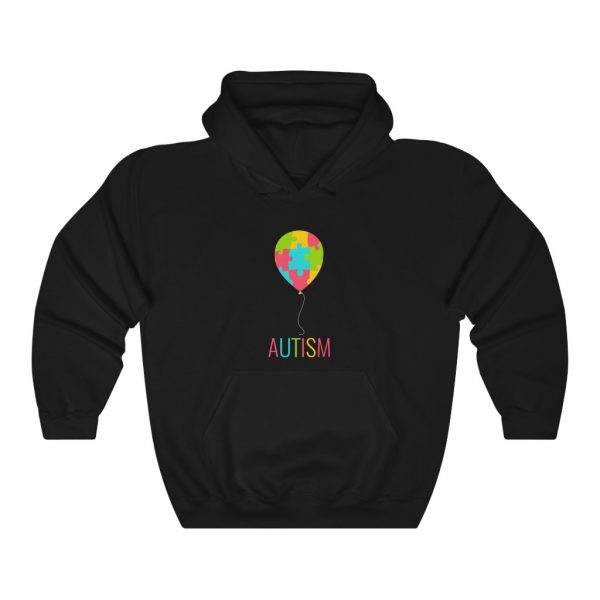 CK Autism Balloon Classic Hoodie - Unisex, Heavy Blend™ Hooded Sweatshirt - Image 3