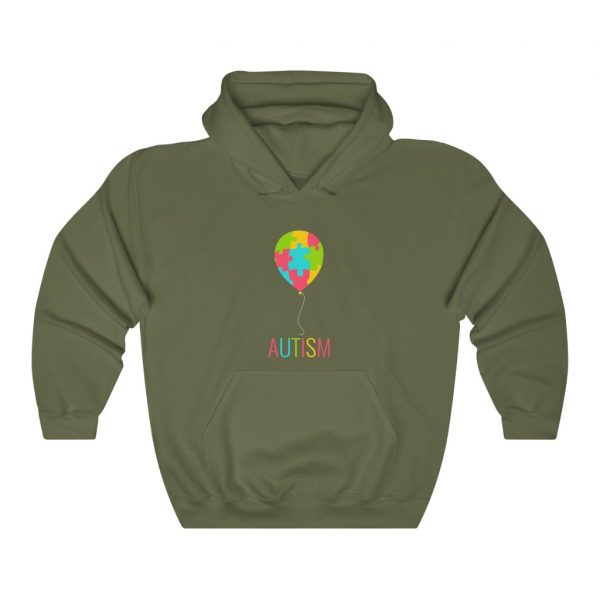 CK Autism Balloon Classic Hoodie - Unisex, Heavy Blend™ Hooded Sweatshirt