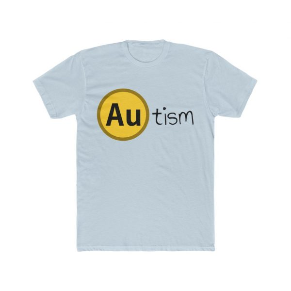 Golden Autism - Men's Cotton Crew Tee - Image 5