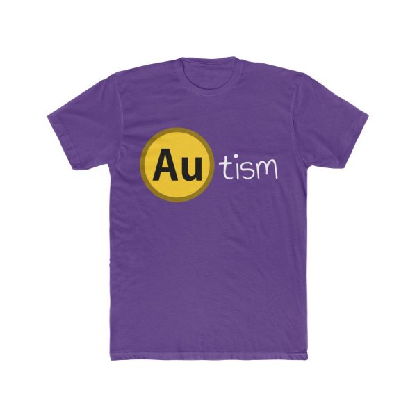 Golden Autism - Men's Cotton Crew Tee - Image 6