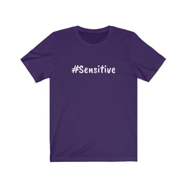 Sensitive - Unisex Jersey Short Sleeve Tee - Image 9