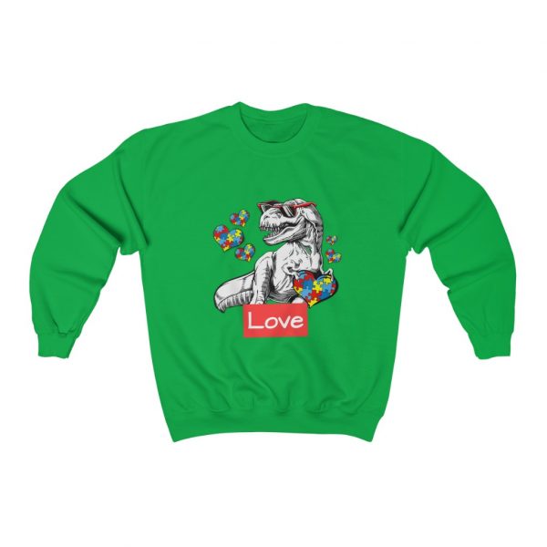 Dinosaur - Unisex Heavy Blend™ Crewneck Sweatshirt - Image 4
