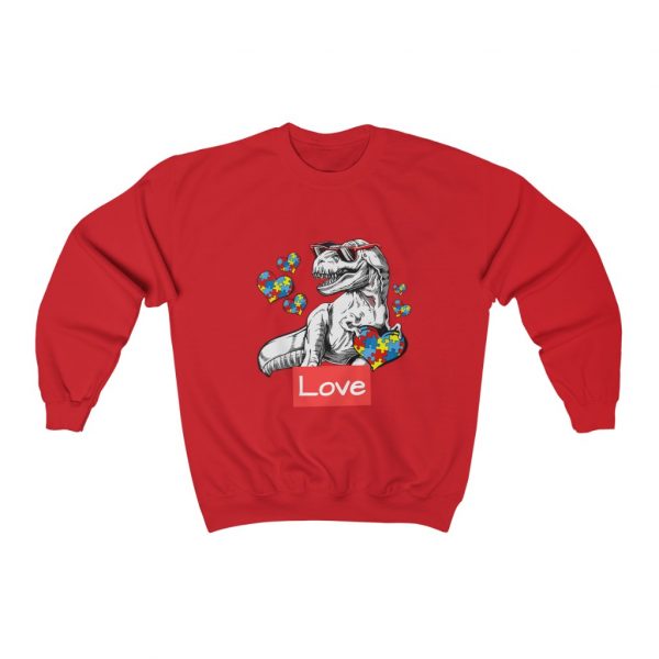 Dinosaur - Unisex Heavy Blend™ Crewneck Sweatshirt - Image 6