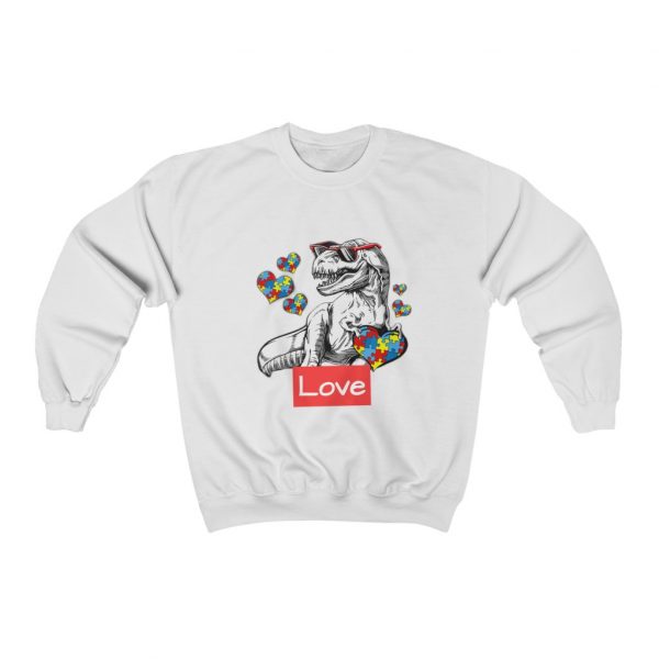 Dinosaur - Unisex Heavy Blend™ Crewneck Sweatshirt - Image 2