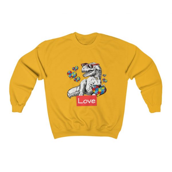 Dinosaur - Unisex Heavy Blend™ Crewneck Sweatshirt - Image 3