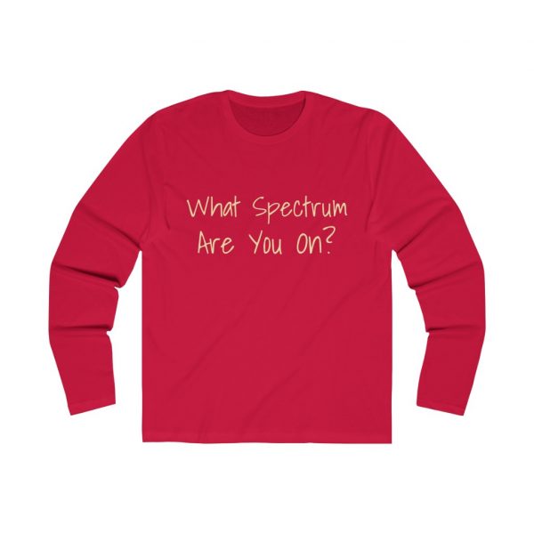 What Spectrum Are You On? - Men's Long Sleeve Crew Tee - Image 5