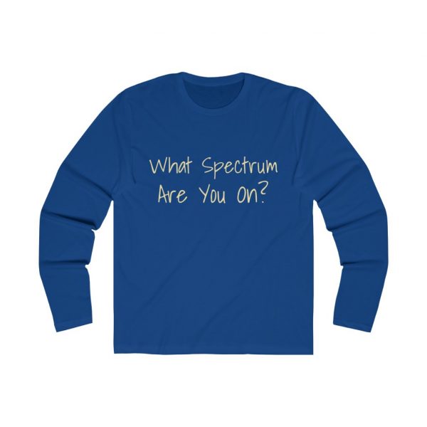 What Spectrum Are You On? - Men's Long Sleeve Crew Tee - Image 4
