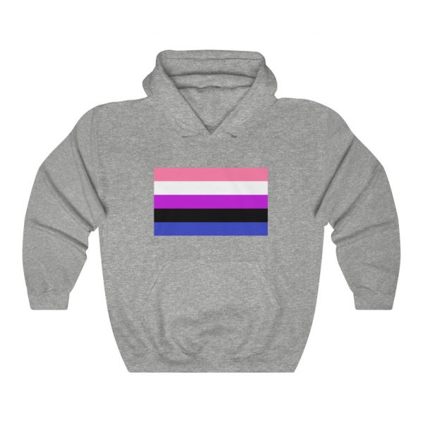 Genderfluid - Unisex Heavy Blend™ Hooded Sweatshirt - Image 7