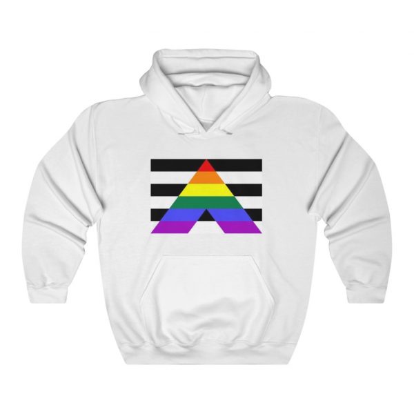 Straight Ally - Unisex Heavy Blend™ Hooded Sweatshirt - Image 3