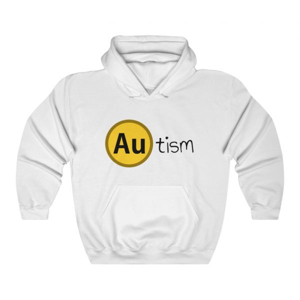Golden Autism - Unisex Heavy Blend Hooded Sweatshirt - Image 4
