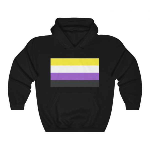 Non-Binary - Unisex Heavy Blend™ Hooded Sweatshirt - Image 3