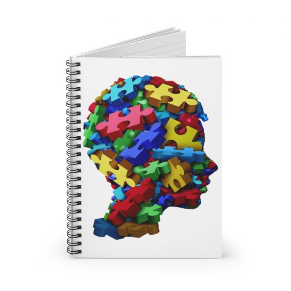 Puzzle Head Spiral Notebook - Image 2