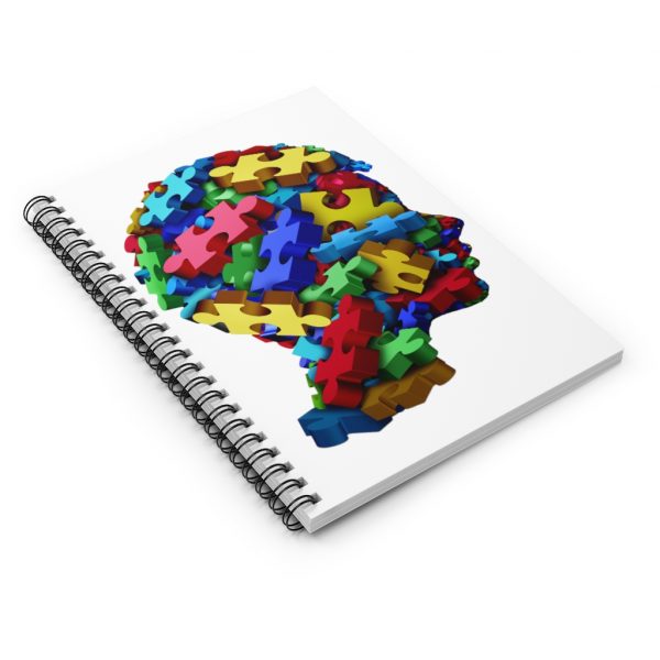 Puzzle Head Spiral Notebook - Image 3
