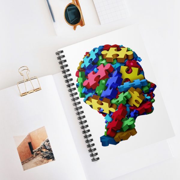 Puzzle Head Spiral Notebook - Image 5