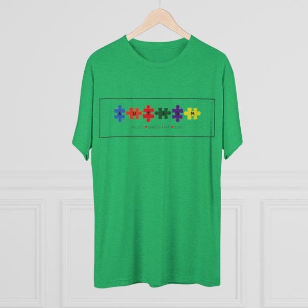 Accept, Understand, Love - Men's Tri-Blend Crew Tee - Image 8