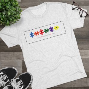 Accept, Understand, Love - Men's Tri-Blend Crew Tee