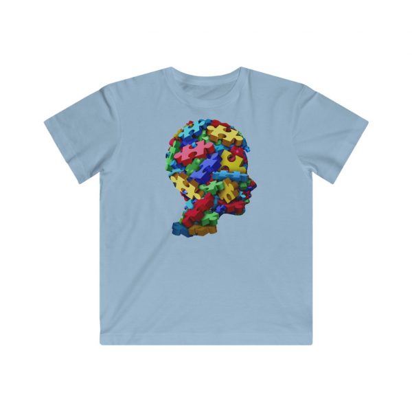 Kids Puzzle Head T-Shirt - Kids Fine Jersey Tee