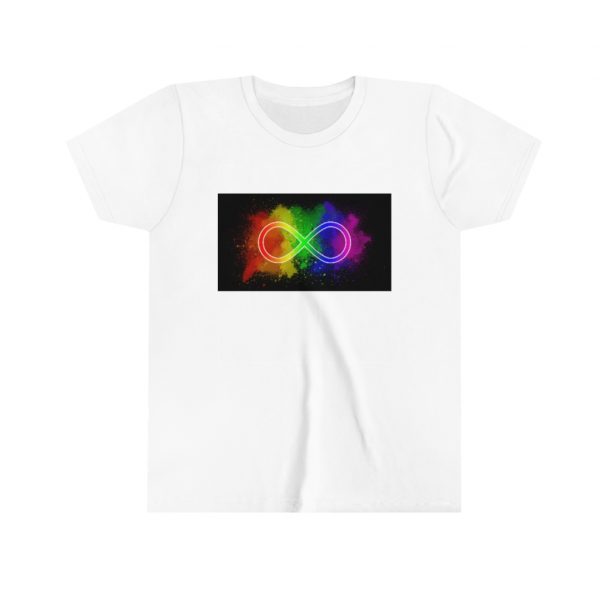 Kids Neurodiversity Infinity - Youth Short Sleeve Tee - Image 3
