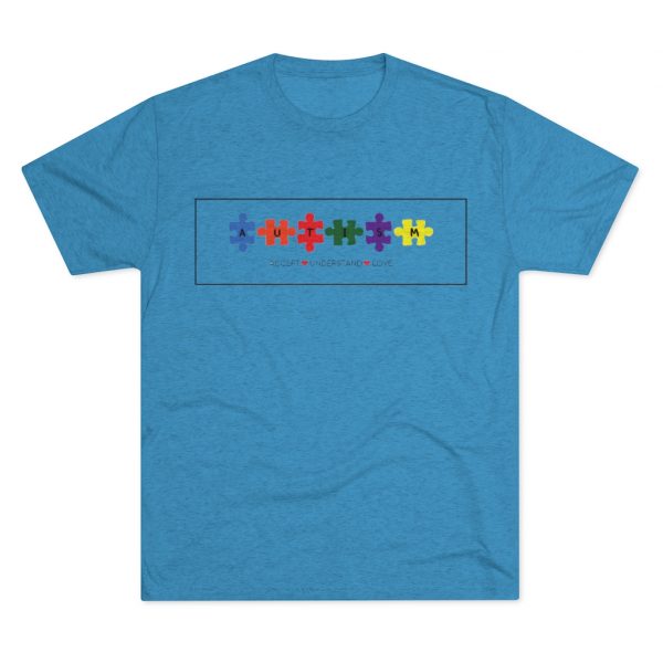 Accept, Understand, Love - Men's Tri-Blend Crew Tee - Image 9