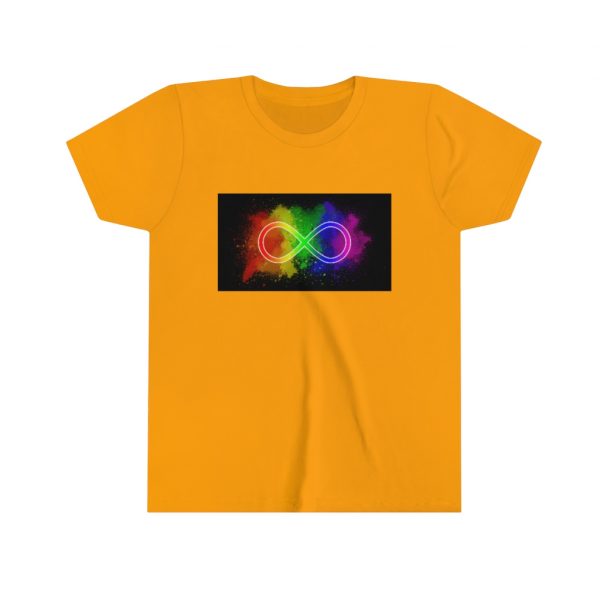 Kids Neurodiversity Infinity - Youth Short Sleeve Tee - Image 7