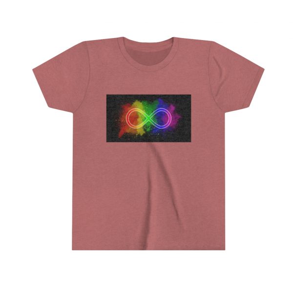 Kids Neurodiversity Infinity - Youth Short Sleeve Tee - Image 5