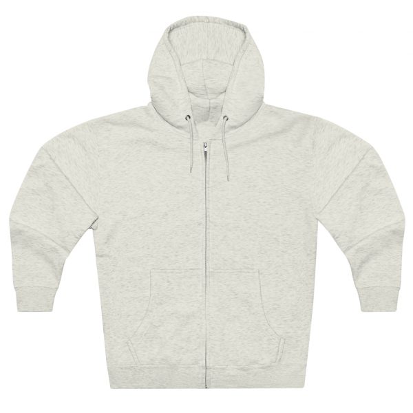 Straight Ally Zip Up Hoodie - Unisex Premium Full Zip Hoodie - Image 7