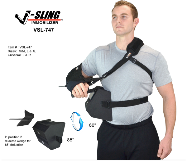 V-Sling - Shoulder Sling, Support, Immobilizer, & Orthosis (VSL-747) - Image 4