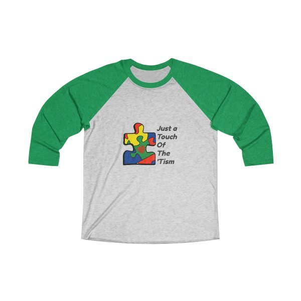 Just a Touch - Unisex Tri-Blend 34 Raglan Tee - Image 4