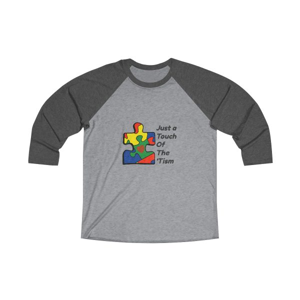 Just a Touch - Unisex Tri-Blend 34 Raglan Tee - Image 5