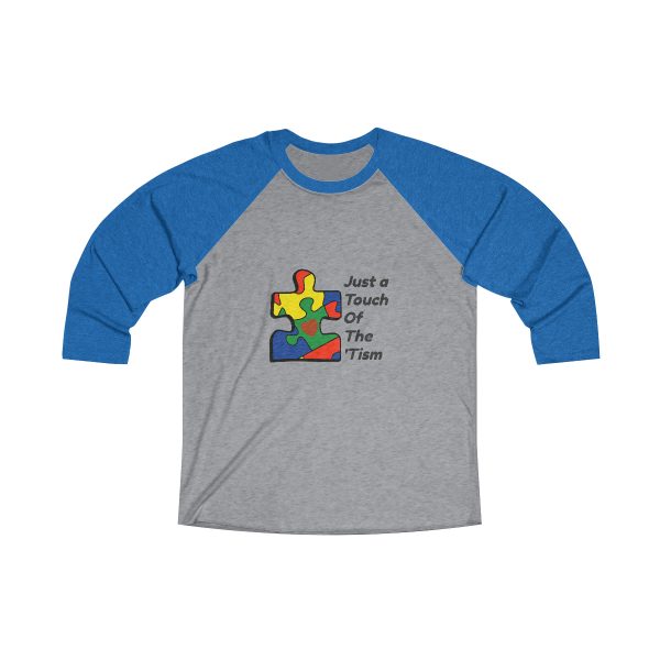 Just a Touch - Unisex Tri-Blend 34 Raglan Tee - Image 6
