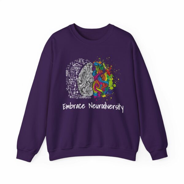 Embrace Neurodiversity - Unisex Heavy Blend™ Crewneck Sweatshirt - Image 7
