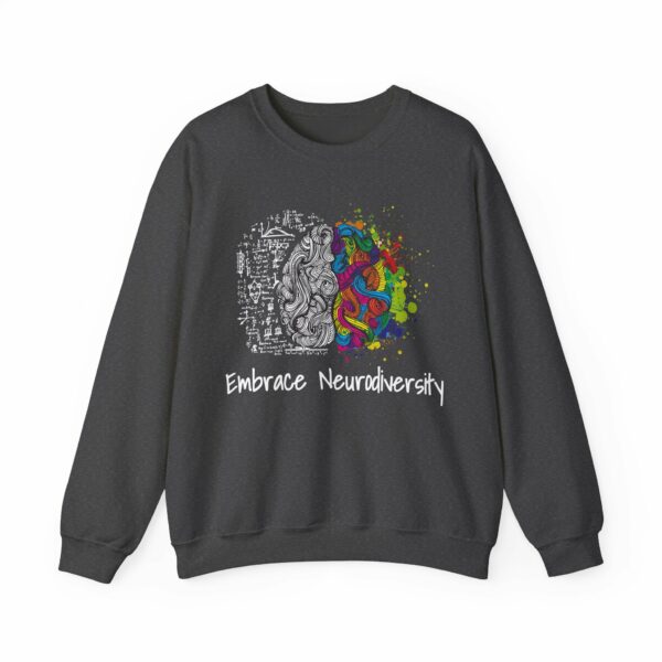 Embrace Neurodiversity - Unisex Heavy Blend™ Crewneck Sweatshirt - Image 4