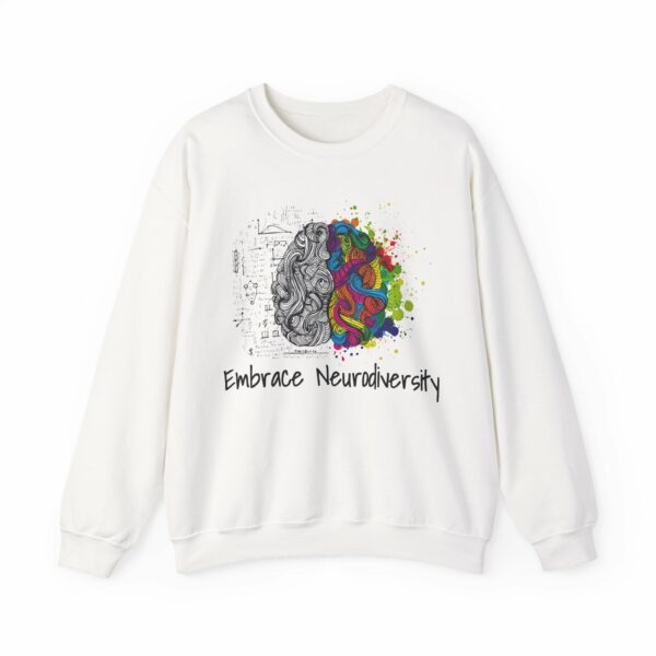 Embrace Neurodiversity - Unisex Heavy Blend™ Crewneck Sweatshirt - Image 2