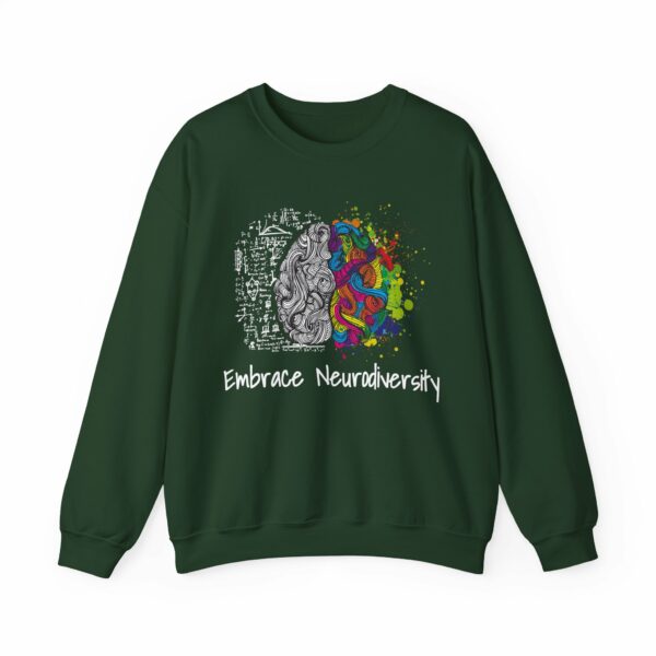 Embrace Neurodiversity - Unisex Heavy Blend™ Crewneck Sweatshirt - Image 3